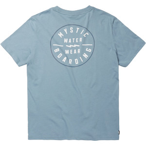 2022 T-shirt Da Uomo Mystic 35105220341-828 - Grigio / Blu